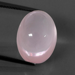 Quartzo rosa rosa natural 16,43ct, transparente, transparente/translúcido
