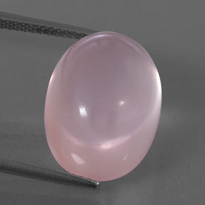 Quartzo rosa rosa natural 15,32ct, transparente, transparente/translúcido