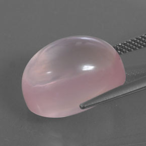 Quartzo rosa rosa natural 15,32ct, transparente, transparente/translúcido