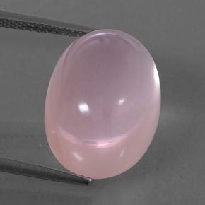 Quartzo rosa rosa natural 15,16ct, transparente, transparente/translúcido