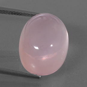 Quartzo rosa rosa natural 15,90ct, transparente, transparente/translúcido