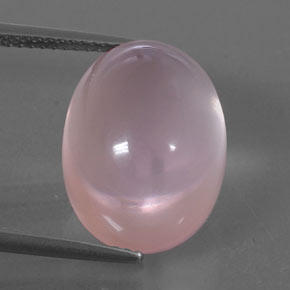 Quartzo rosa rosa natural 14,96ct, transparente, transparente/translúcido