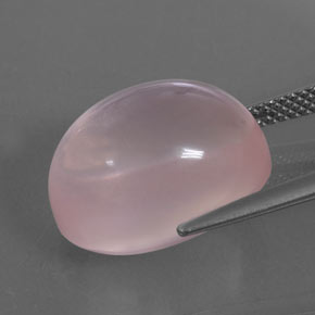 Quartzo rosa rosa natural 14,96ct, transparente, transparente/translúcido