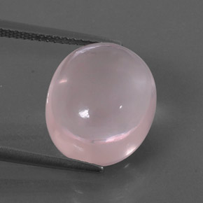 Quartzo rosa rosa natural 9,72ct, transparente, transparente/translúcido