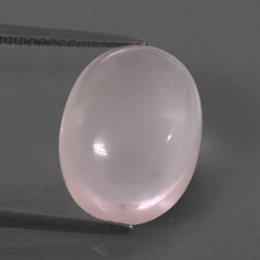 Quartzo rosa rosa natural 10,46ct, transparente, transparente/translúcido