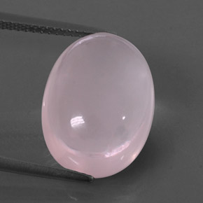Quartzo rosa rosa natural 11,13ct, transparente, transparente/translúcido