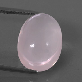 Quartzo rosa rosa natural 11,90ct, transparente, transparente/translúcido