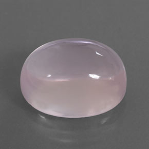 Quartzo rosa rosa natural 12,86ct, corte oval, transparente