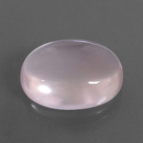 Quartzo rosa rosa natural 9,98ct, corte oval, transparente