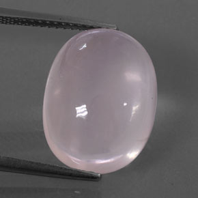 Quartzo Rosa Rosa Natural 10.59ct, Corte Oval, Transparente
