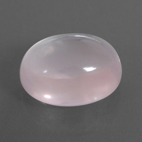 Quartzo rosa rosa natural 12,63ct, corte oval, transparente