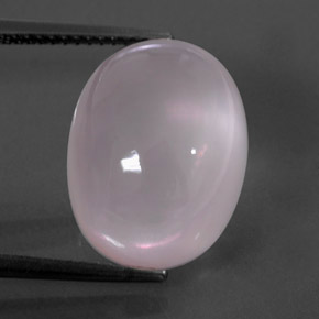 Quartzo rosa rosa natural 13,60ct, transparente, transparente/translúcido