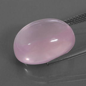 Quartzo rosa rosa natural 12,62ct, transparente, transparente/translúcido
