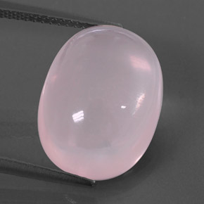Quartzo rosa rosa natural 11,86ct, transparente, transparente/translúcido