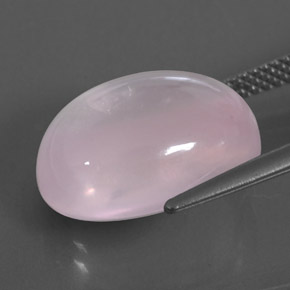 Quartzo rosa rosa natural 11,86ct, transparente, transparente/translúcido