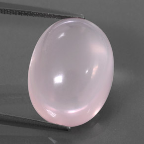 Quartzo rosa rosa natural 12,20ct, transparente, transparente/translúcido