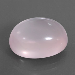 Quartzo rosa rosa natural 12,20ct, transparente, transparente/translúcido