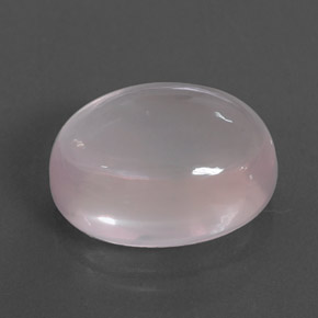 Quartzo Rosa Rosa bem claro Natural 12.08ct, Corte Oval, Transparente