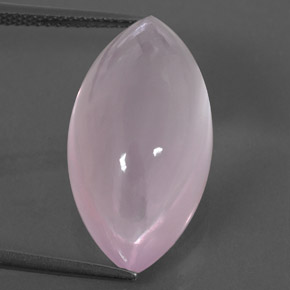 Quartzo rosa rosa natural 17,37ct, transparente, transparente/translúcido