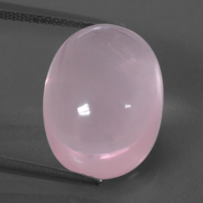 Quartzo rosa rosa natural 13,88ct, transparente, transparente/translúcido