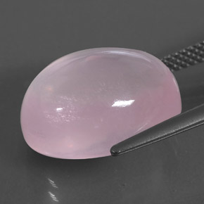 Quartzo rosa rosa natural 13,88ct, transparente, transparente/translúcido