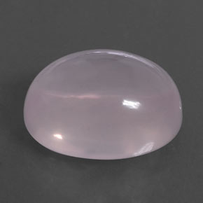 Quartzo rosa rosa natural 11,87ct, corte oval, transparente