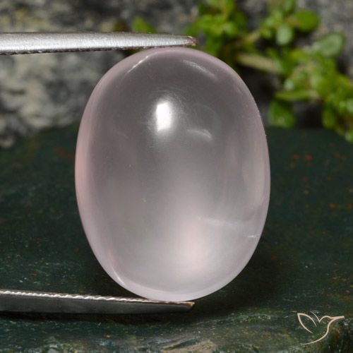 22.88ct Natural Rosa Rosa bem claro Quartzo Rosa, oval, Transparente