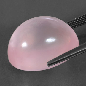 Quartzo Rosa rosa rosa médio Natural 28.84ct, Transparente, Transparente/Translúcido