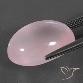 Quartzo Rosa rosa rosa Natural 22.92ct, oval, Transparente