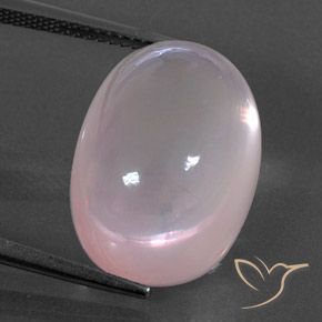 21.17ct Natural Luz rosa Quartzo Rosa, oval, Transparente