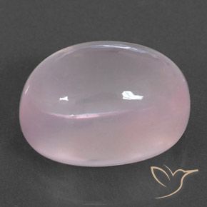 Quartzo Rosa Rosa chiclete Natural 19.62ct, oval, Transparente