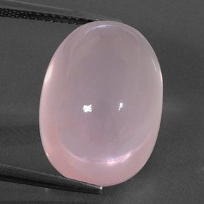 Quartzo rosa rosa natural 19,79ct, transparente, transparente/translúcido