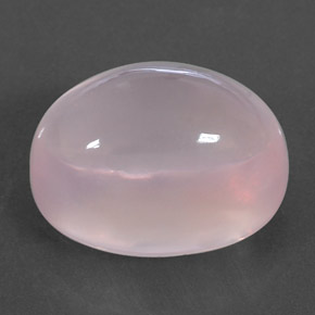 Quartzo rosa rosa natural 19,79ct, transparente, transparente/translúcido