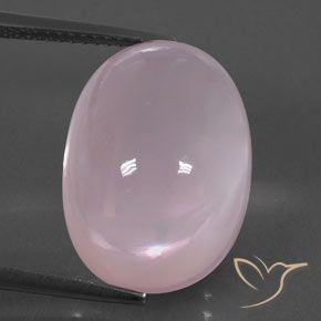 19.02ct Natural Light Pink  Quartzo Rosa, oval, Transparente