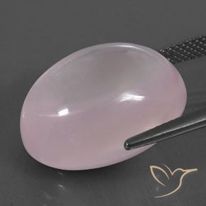 Quartzo Rosa Light Pink  Natural 24.14ct, oval, Transparente
