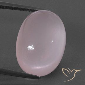 17.36ct Natural Rosa Claro Rosa Quartzo Rosa, oval, Transparente/Translúcido