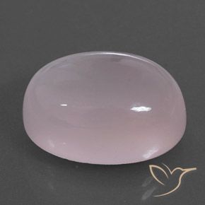 Quartzo Rosa Rosa Claro Rosa Natural 17.36ct, oval, Transparente/Translúcido