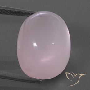 22.11ct Natural Rosa chiclete Quartzo Rosa, oval, Transparente/Translúcido