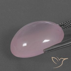 Quartzo Rosa Luz rosa Natural 17.76ct, oval, Transparente