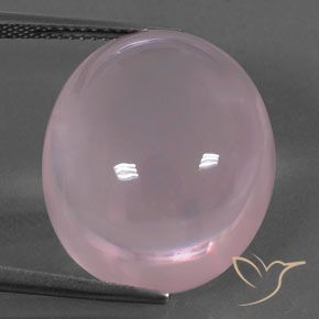 25.47ct Natural rosa rosa médio Quartzo Rosa, oval, Transparente