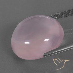 Quartzo Rosa rosa rosa Natural 19.27ct, oval, Transparente