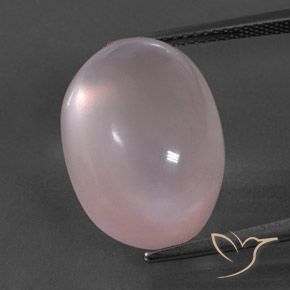 19.49ct Natural Luz rosa Quartzo Rosa, oval, Transparente