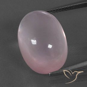 18.98ct Natural Coral Rosa Quartzo Rosa, oval, Transparente