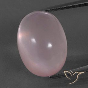 19.98ct Natural Coral Rosa Quartzo Rosa, oval, Transparente