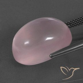 Quartzo Rosa Coral Rosa Natural 19.98ct, oval, Transparente