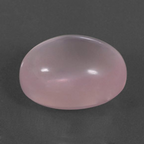Quartzo rosa rosa natural 18,12ct, corte oval, transparente
