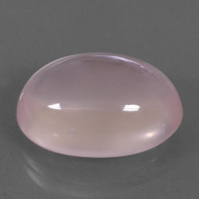 Quartzo rosa rosa natural 19,05ct, corte oval, transparente