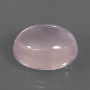 Quartzo rosa rosa natural 16,43ct, corte oval, transparente