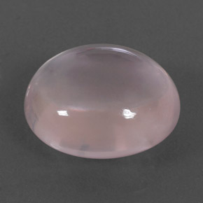Quartzo rosa rosa natural 13,73ct, corte oval, transparente