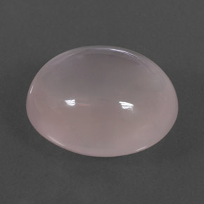 Quartzo rosa rosa natural 12,82ct, corte oval, transparente